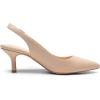 imageDREAM PAIRS Womens Kitten Heels Slingback Closed Pointed Toe Low Pumps Shoes Women Party Wedding Sexy Casual Dress ShoesNudepu