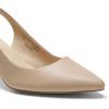 imageDREAM PAIRS Womens Kitten Heels Slingback Closed Pointed Toe Low Pumps Shoes Women Party Wedding Sexy Casual Dress ShoesNudepu