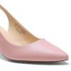 imageDREAM PAIRS Womens Kitten Heels Slingback Closed Pointed Toe Low Pumps Shoes Women Party Wedding Sexy Casual Dress ShoesPinkpu