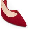 imageDREAM PAIRS Womens Kitten Heels Slingback Closed Pointed Toe Low Pumps Shoes Women Party Wedding Sexy Casual Dress ShoesRedsuede