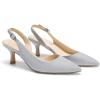 imageDREAM PAIRS Womens Kitten Heels Slingback Closed Pointed Toe Low Pumps Shoes Women Party Wedding Sexy Casual Dress ShoesSilverglitter