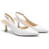 imageDREAM PAIRS Womens Kitten Heels Slingback Closed Pointed Toe Low Pumps Shoes Women Party Wedding Sexy Casual Dress ShoesWhite