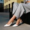 imageDREAM PAIRS Womens Kitten Heels Slingback Closed Pointed Toe Low Pumps Shoes Women Party Wedding Sexy Casual Dress ShoesWhite