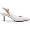 imageDREAM PAIRS Womens Kitten Heels Slingback Closed Pointed Toe Low Pumps Shoes Women Party Wedding Sexy Casual Dress ShoesWhite