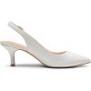 imageDREAM PAIRS Womens Kitten Heels Slingback Closed Pointed Toe Low Pumps Shoes Women Party Wedding Sexy Casual Dress ShoesWhitepu