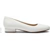 imageDREAM PAIRS Womens Pumps Low Chunky Closed Toe Heels for Women Comfortable Casual Slip On Dress Shoes for Wedding Work Office PartySize 85WhitePuSDPU2461W