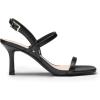 imageDREAM PAIRS Womens Slingback Heels Square Open Toe Strappy Sandals Ankle Strap High Heeled Dressy ShoesBlack