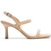 imageDREAM PAIRS Womens Slingback Heels Square Open Toe Strappy Sandals Ankle Strap High Heeled Dressy ShoesNudenubuck