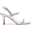 imageDREAM PAIRS Womens Slingback Heels Square Open Toe Strappy Sandals Ankle Strap High Heeled Dressy ShoesSilverrhinestone