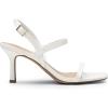 imageDREAM PAIRS Womens Slingback Heels Square Open Toe Strappy Sandals Ankle Strap High Heeled Dressy ShoesWhite