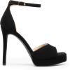 imageDREAM PAIRS Womens Stiletto High Heels Platform Ankle Strap Square Open Toe Dress Sexy SandalsBlacknubuck