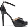imageDREAM PAIRS Womens Stiletto High Heels Platform Ankle Strap Square Open Toe Dress Sexy SandalsBlackpu