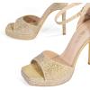 imageDREAM PAIRS Womens Stiletto High Heels Platform Ankle Strap Square Open Toe Dress Sexy SandalsGoldrhinestone