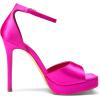 imageDREAM PAIRS Womens Stiletto High Heels Platform Ankle Strap Square Open Toe Dress Sexy SandalsHot Pinksatin