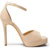 imageDREAM PAIRS Womens Stiletto High Heels Platform Ankle Strap Square Open Toe Dress Sexy SandalsNudepu