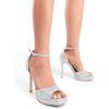 imageDREAM PAIRS Womens Stiletto High Heels Platform Ankle Strap Square Open Toe Dress Sexy SandalsSilverrhinestone