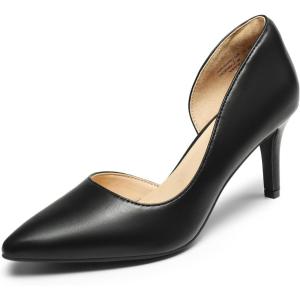 imageDREAM PAIRS Womens Dress High Heels Pumps Closed Pointed Toe Stiletto DOrsay Shoes for Wedding PartyBlackpu