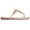 imageDREAM PAIRS Flip Flops for Women Dressy Rhinestone TStrap Thong Sandals for Summers Dress BeachChampagne