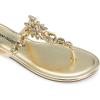 imageDREAM PAIRS Flip Flops for Women Dressy Rhinestone TStrap Thong Sandals for Summers Dress BeachGold