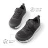 imageDREAM PAIRS Kids Wide Toe Box Athletic Running Sneakers Breathable Lightweight Casual Tennis Shoes Minimalist for Boys Girls School SportsDark Grey