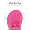 imageDREAM PAIRS Kids Wide Toe Box Athletic Running Sneakers Breathable Lightweight Casual Tennis Shoes Minimalist for Boys Girls School SportsRose Red