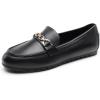 imageDREAM PAIRS Loafers for Women Casual Comfortable Slip On Flat Lightweight Leisure Work Shoe Comfort Walking ShoesBlack Pu