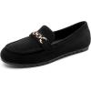 imageDREAM PAIRS Loafers for Women Casual Comfortable Slip On Flat Lightweight Leisure Work Shoe Comfort Walking ShoesBlacksuede