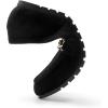 imageDREAM PAIRS Loafers for Women Casual Comfortable Slip On Flat Lightweight Leisure Work Shoe Comfort Walking ShoesBlacksuede