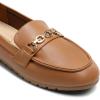 imageDREAM PAIRS Loafers for Women Casual Comfortable Slip On Flat Lightweight Leisure Work Shoe Comfort Walking ShoesBrownpu