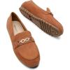 imageDREAM PAIRS Loafers for Women Casual Comfortable Slip On Flat Lightweight Leisure Work Shoe Comfort Walking ShoesBrownsuede