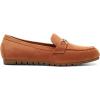 imageDREAM PAIRS Loafers for Women Casual Comfortable Slip On Flat Lightweight Leisure Work Shoe Comfort Walking ShoesBrownsuede