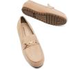 imageDREAM PAIRS Loafers for Women Casual Comfortable Slip On Flat Lightweight Leisure Work Shoe Comfort Walking ShoesCamel