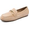 imageDREAM PAIRS Loafers for Women Casual Comfortable Slip On Flat Lightweight Leisure Work Shoe Comfort Walking ShoesCamel