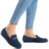 imageDREAM PAIRS Loafers for Women Casual Comfortable Slip On Flat Lightweight Leisure Work Shoe Comfort Walking ShoesNavy