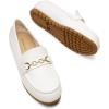 imageDREAM PAIRS Loafers for Women Casual Comfortable Slip On Flat Lightweight Leisure Work Shoe Comfort Walking ShoesWhite