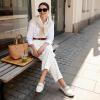 imageDREAM PAIRS Loafers for Women Casual Comfortable Slip On Flat Lightweight Leisure Work Shoe Comfort Walking ShoesWhite