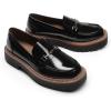imageDREAM PAIRS Loafers for Women Platform Chunky Heel Slip On Loafers Business Office Casual Dressy Loafer ShoesBlackpatent