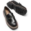 imageDREAM PAIRS Loafers for Women Platform Chunky Heel Slip On Loafers Business Office Casual Dressy Loafer ShoesBlackpu