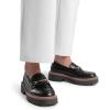 imageDREAM PAIRS Loafers for Women Platform Chunky Heel Slip On Loafers Business Office Casual Dressy Loafer ShoesBlackpu