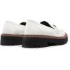 imageDREAM PAIRS Loafers for Women Platform Chunky Heel Slip On Loafers Business Office Casual Dressy Loafer ShoesWhite