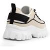 imageDREAM PAIRS Women Platform Chunky Fashion Sneakers Walking LaceUp Comfortable Sport Stylish Lightweight Classic Casual Work Tennis Shoes
