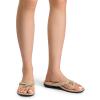 imageDREAM PAIRS Womens Arch Support Flip Flops Comfortable Dressy Orthopedic Thong Sandals Slides with Bow for Walking Summer VacationCork