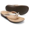 imageDREAM PAIRS Womens Arch Support Flip Flops Comfortable Dressy Orthopedic Thong Sandals Slides with Bow for Walking Summer VacationGold