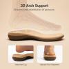 imageDREAM PAIRS Womens Arch Support Flip Flops Comfortable Dressy Orthopedic Thong Sandals Slides with Bow for Walking Summer VacationGold