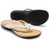 imageDREAM PAIRS Womens Arch Support Flip Flops Comfortable Dressy Orthopedic Thong Sandals Slides with Bow for Walking Summer VacationWhite