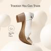 imageDREAM PAIRS Womens Pumps Low Chunky Block Closed Toe Shoes Work Comfortable Heels Round Toe DressWhite