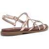 imageDREAM PAIRS Womens Sandals Cross Strappy Gladiator Dress Flat Sandals Daily Casual Comfortable Summer Shoes