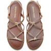imageDREAM PAIRS Womens Sandals Cross Strappy Gladiator Dress Flat Sandals Daily Casual Comfortable Summer Shoes