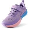 imageDREAM PAIRS Kids Wide Toe Box Athletic Running Sneakers Breathable Lightweight Casual Tennis Shoes Minimalist for Boys Girls School SportsPurple