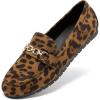 imageDREAM PAIRS Loafers for Women Casual Comfortable Slip On Flat Lightweight Leisure Work Shoe Comfort Walking ShoesLeopard